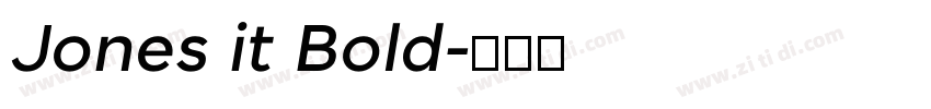 Jones it Bold字体转换